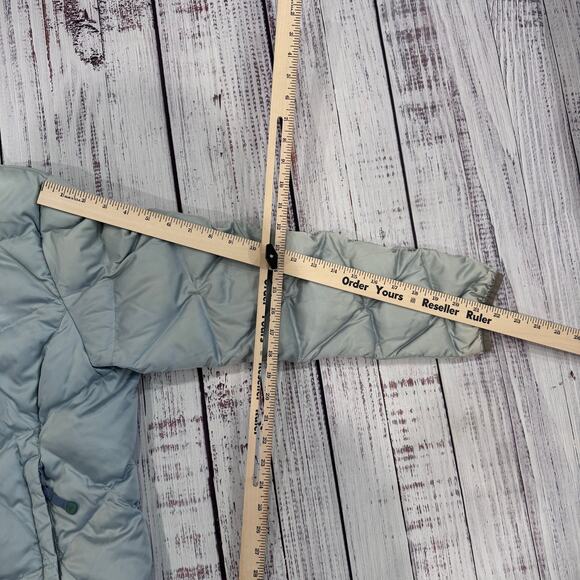 The North Face Women’s Large 550 Down Puffer Jacket Powder Blue - Picture 4 of 10